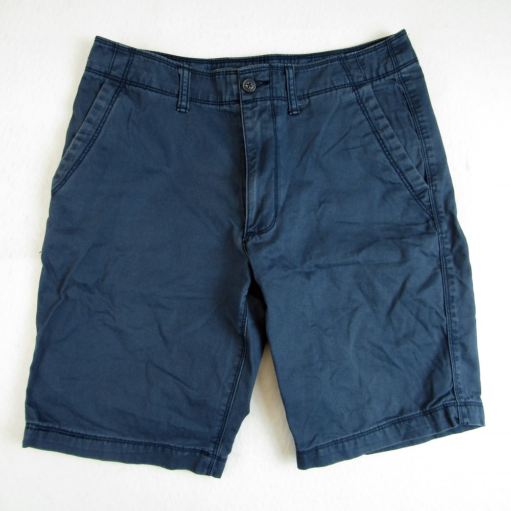 Old Navy Chino Shorts Navy Blue Cotton Men's Size 30